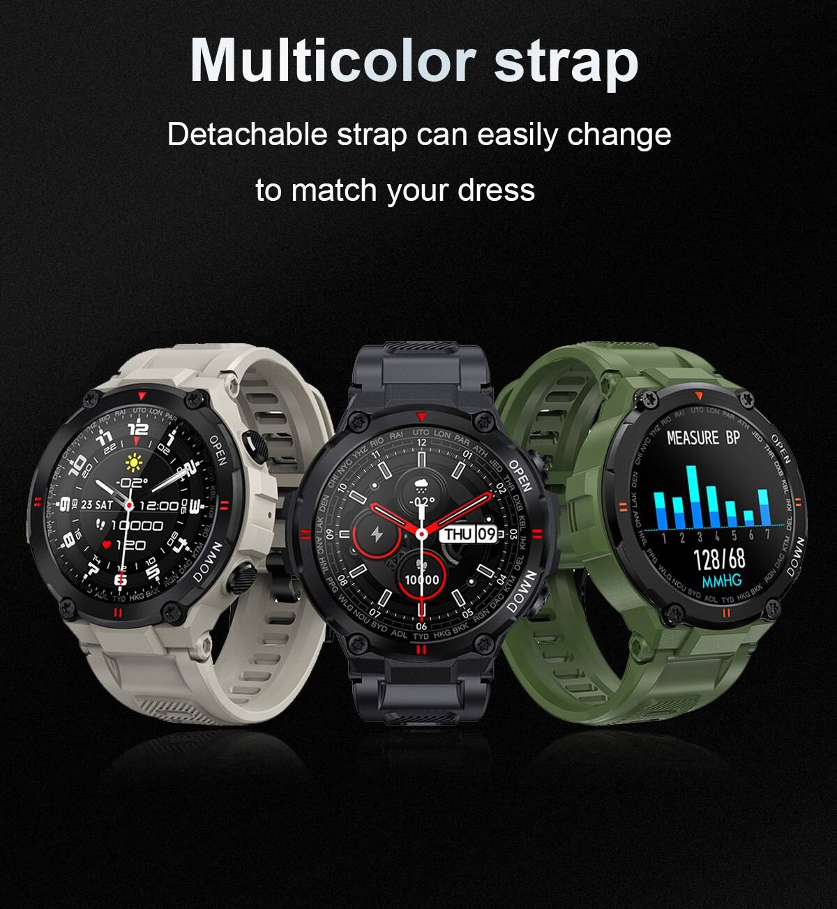K22 Fashion Outdoor Smartwatch