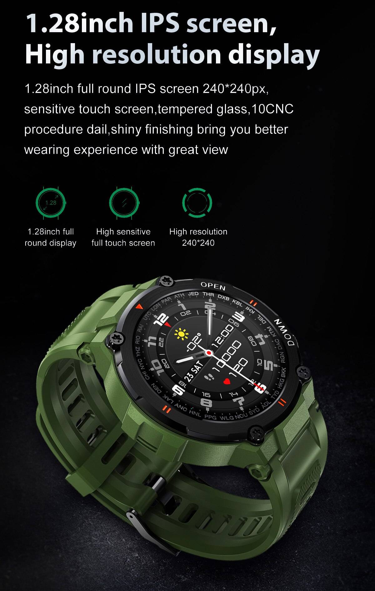 K22 Fashion Outdoor Smartwatch