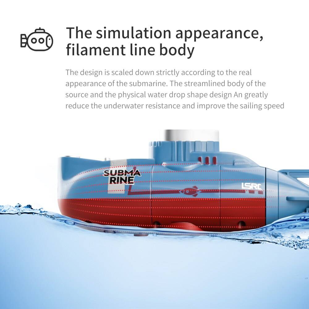 Six-channel Mini Remote Control Submarine