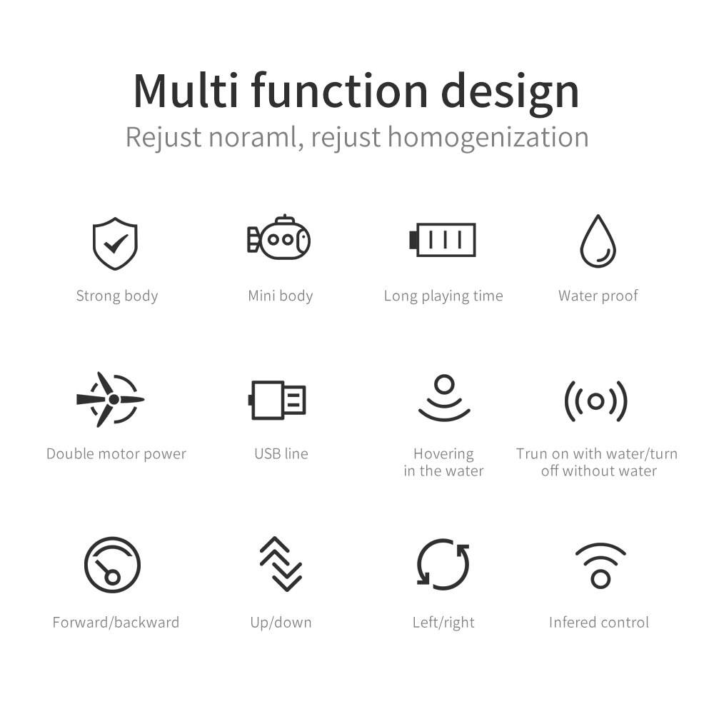 Six-channel Mini Remote Control Submarine