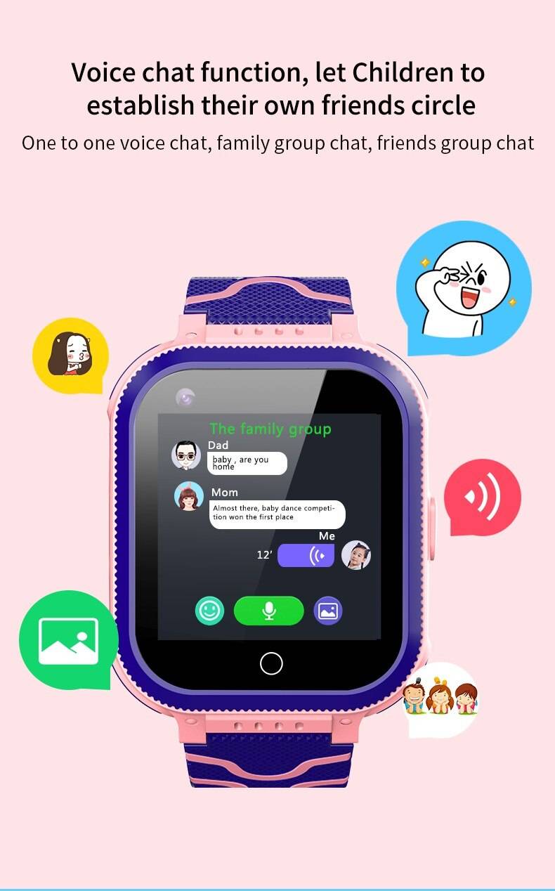 4G Kid Smartwatch with GPS - T3