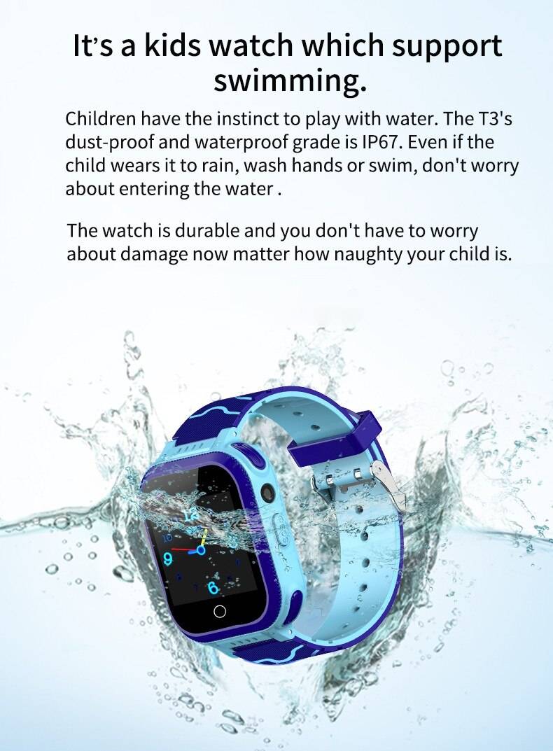 4G Kid Smartwatch with GPS - T3