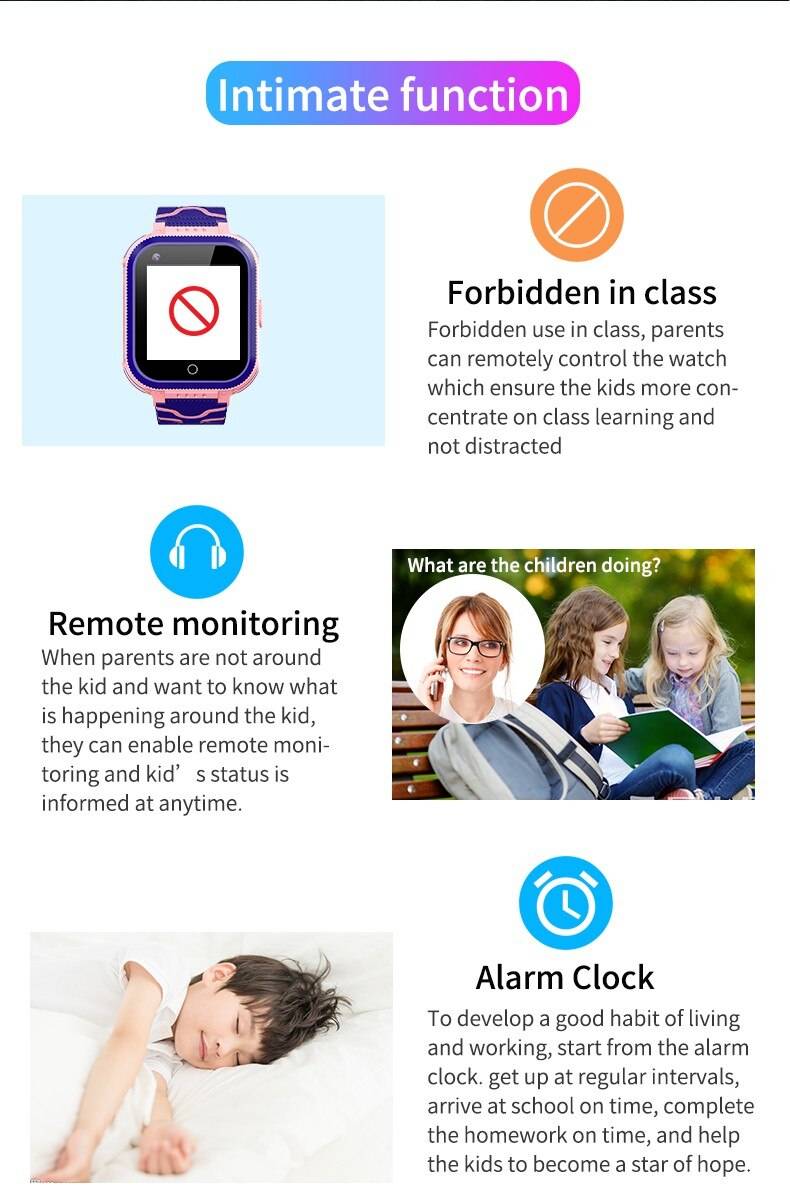 4G Kid Smartwatch with GPS - T3