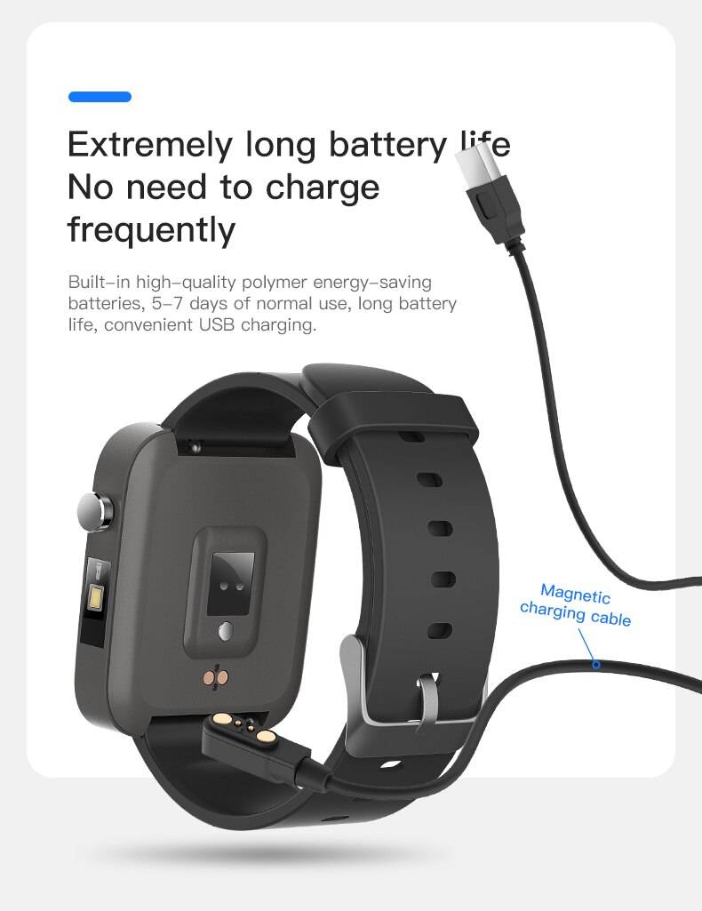 T68 Men Women Smart Watch with Body Temperature Measure Sports Fitness Watch Heart Rate Blood Pressure Oxygen Monitor Smartwatch