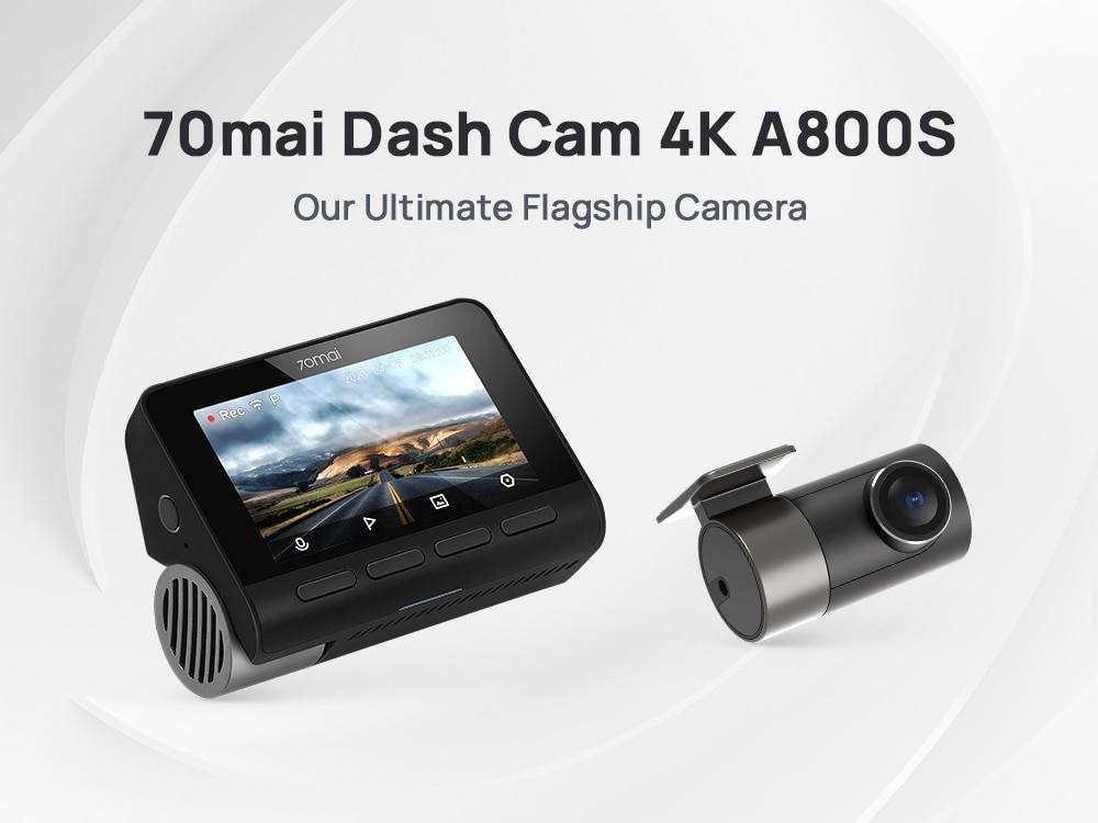 70mai Dash Cam 4K A800S Dual Sight 70mai A800S GPS ADAS Front and Rear Car DVR 2160P 4K 24H Parking 140FOV 70mai Dash Cam 4K A800S Dual Sight 70mai A800S GPS ADAS Front and Rear Car DVR 2160P 4K 24H Parking 140FOV