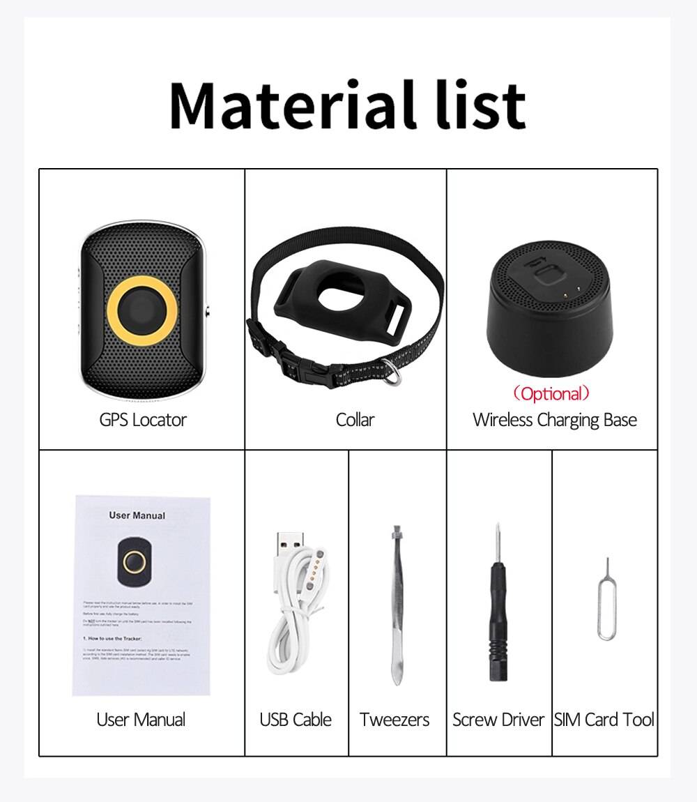 4G Pet GPS Tracker Waterproof Dog GPS Tracking Collar Mini Cat Anti-Lost Alarm Locator Support Geo-Fence SOS Smart Kids Locator 4G Pet GPS Tracker Waterproof Dog GPS Tracking Collar Mini Cat Anti-Lost Alarm Locator Support Geo-Fence SOS Smart Kids Locator