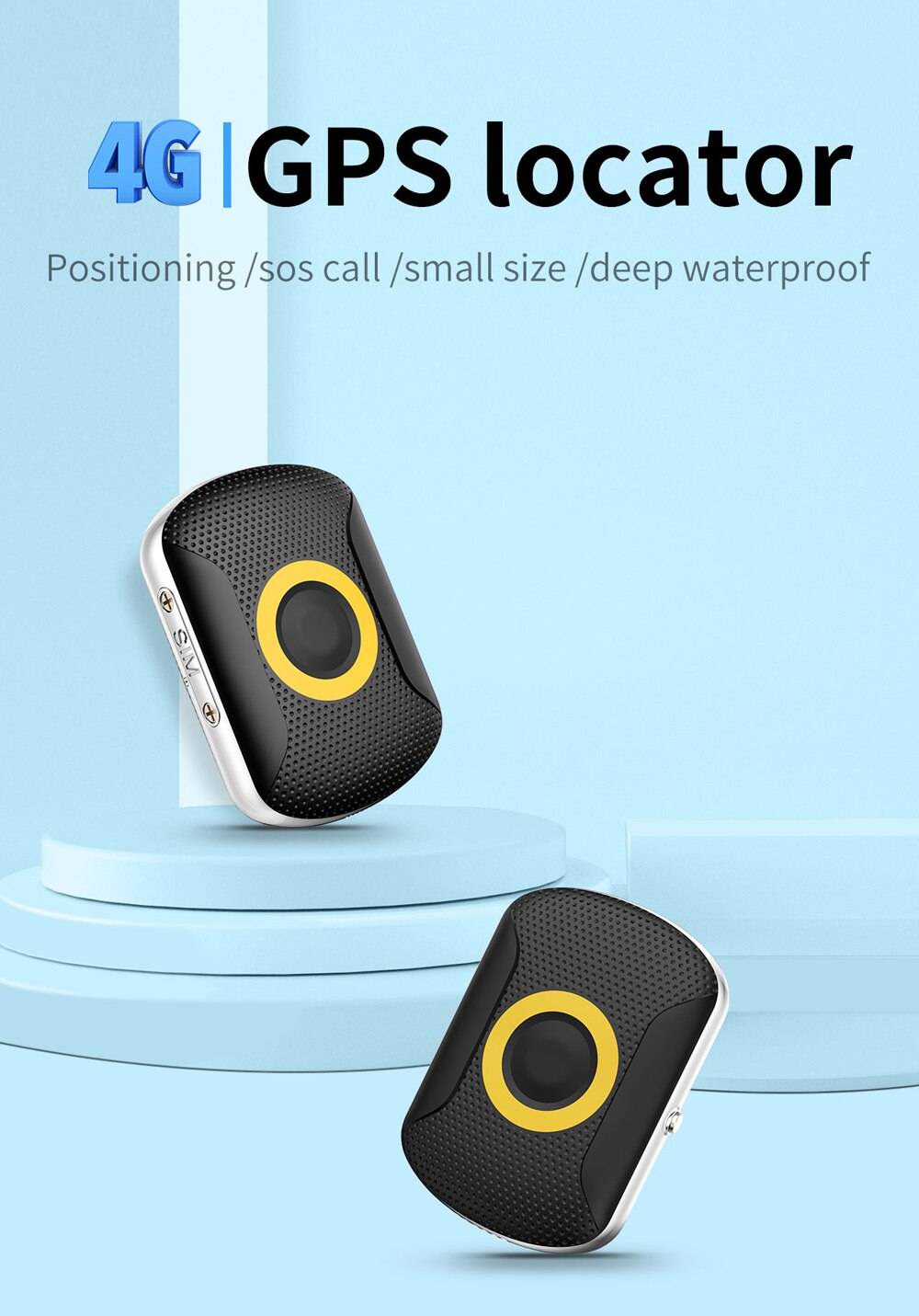 4G Pet GPS Tracker Waterproof Dog GPS Tracking Collar Mini Cat Anti-Lost Alarm Locator Support Geo-Fence SOS Smart Kids Locator 4G Pet GPS Tracker Waterproof Dog GPS Tracking Collar Mini Cat Anti-Lost Alarm Locator Support Geo-Fence SOS Smart Kids Locator