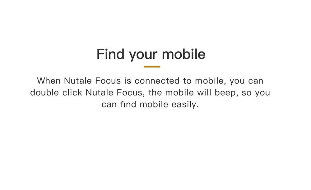 NUT F9 Focus Smart Key Finder Mini Tag Bluetooth Tracker Anti Lost Reminder Finder Pet Wallet Phone Finder Alarm