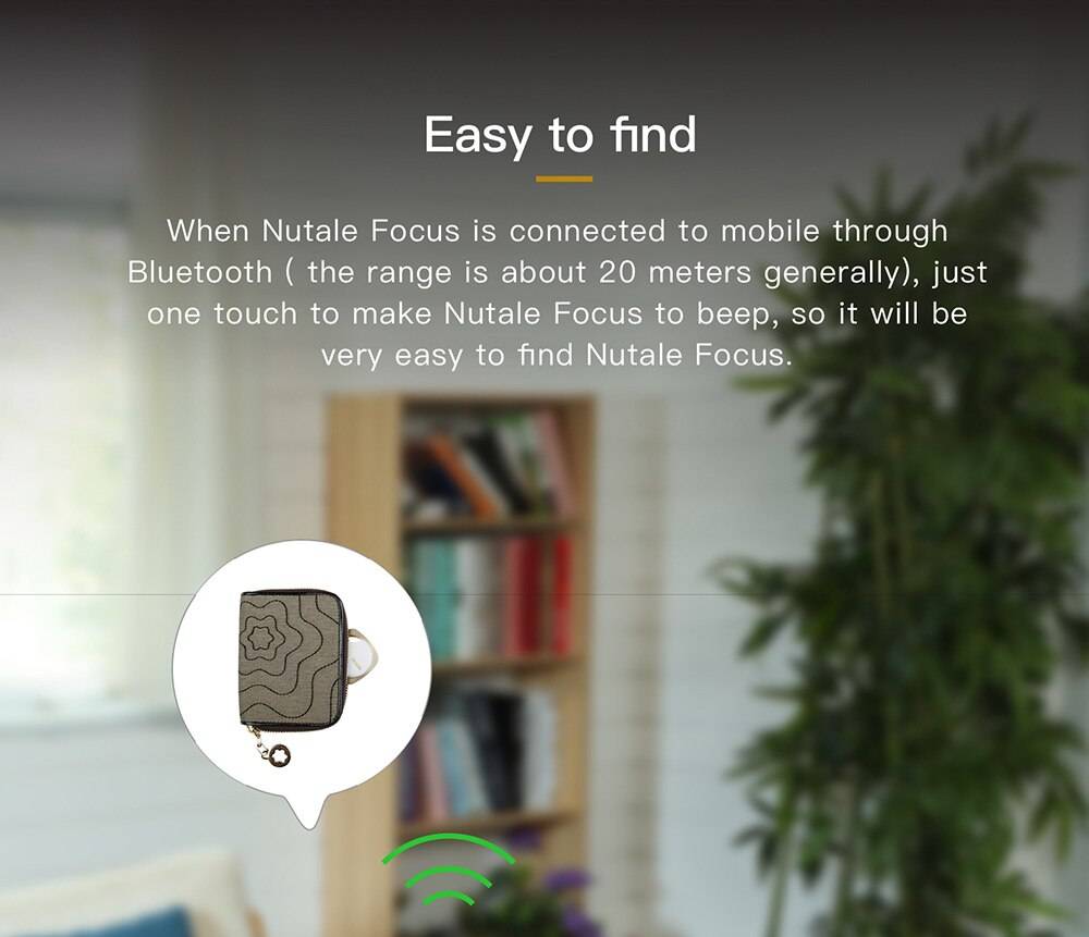 NUT F9 Focus Smart Key Finder Mini Tag Bluetooth Tracker Anti Lost Reminder Finder Pet Wallet Phone Finder Alarm