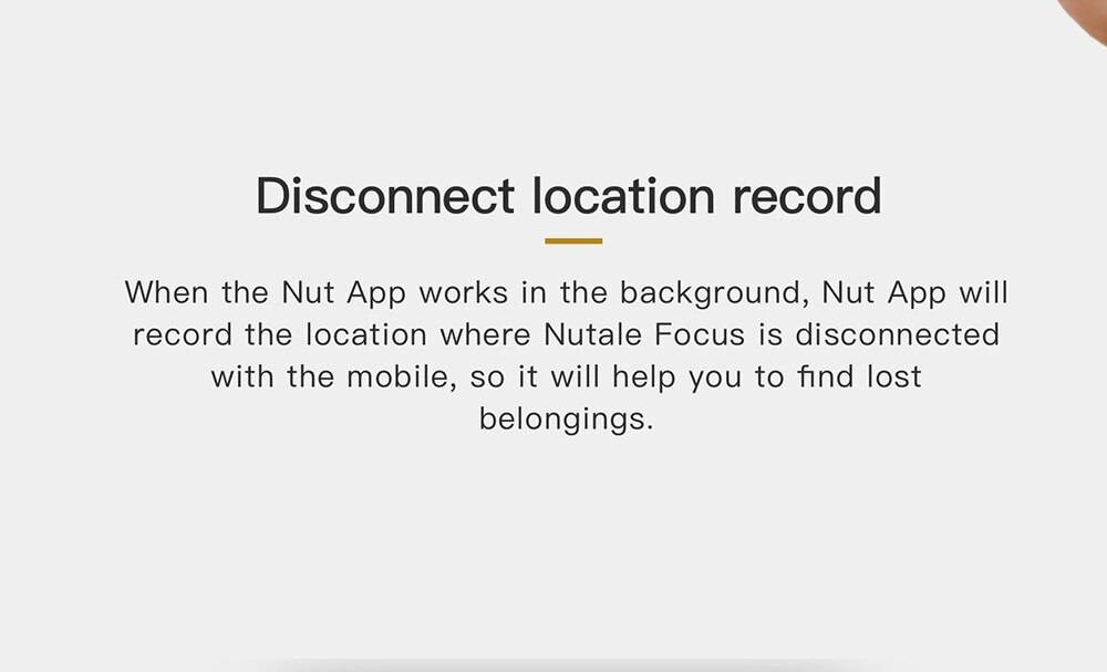 NUT F9 Focus Smart Key Finder Mini Tag Bluetooth Tracker Anti Lost Reminder Finder Pet Wallet Phone Finder Alarm