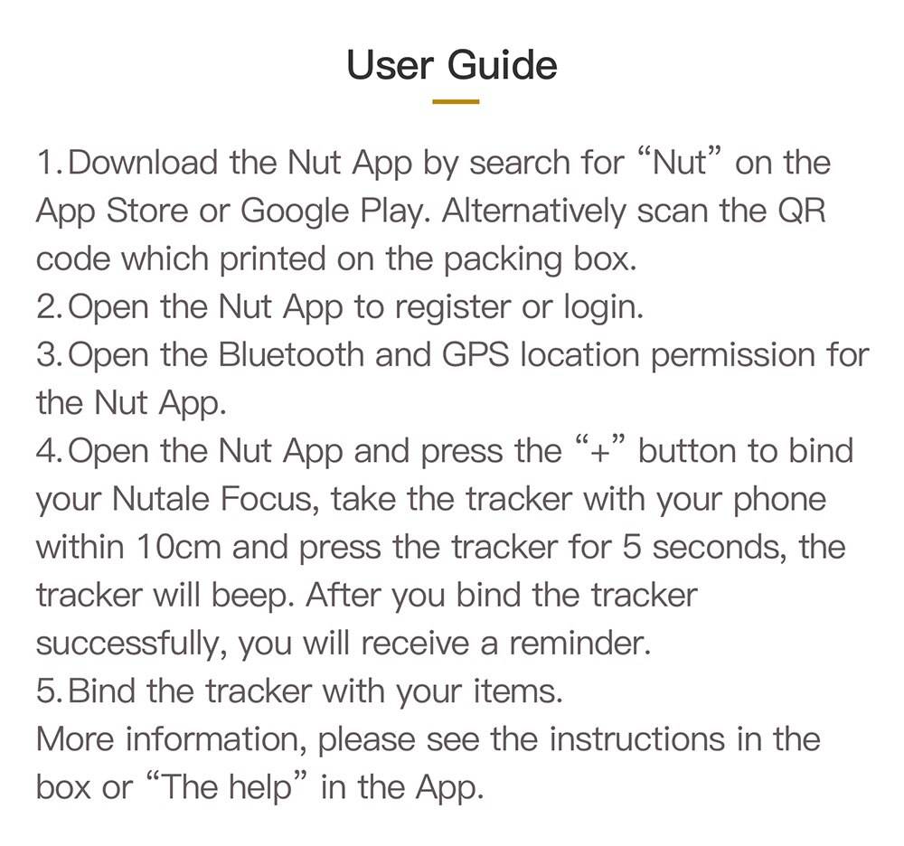 NUT F9 Focus Smart Key Finder Mini Tag Bluetooth Tracker Anti Lost Reminder Finder Pet Wallet Phone Finder Alarm