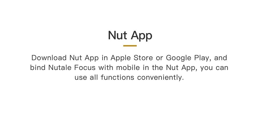 NUT F9 Focus Smart Key Finder Mini Tag Bluetooth Tracker Anti Lost Reminder Finder Pet Wallet Phone Finder Alarm