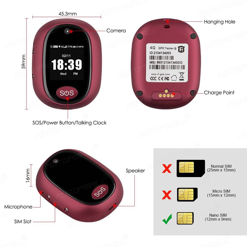 4G GPS Tracker Children HD Camera Waterproof IP67 Mini GPS Tracker SOS Geo-fence Child GPS Locator WiFi LBS Audio Call Free APP 4G GPS Tracker Children HD Camera Waterproof IP67 Mini GPS Tracker SOS Geo-fence Child GPS Locator WiFi LBS Audio Call Free APP