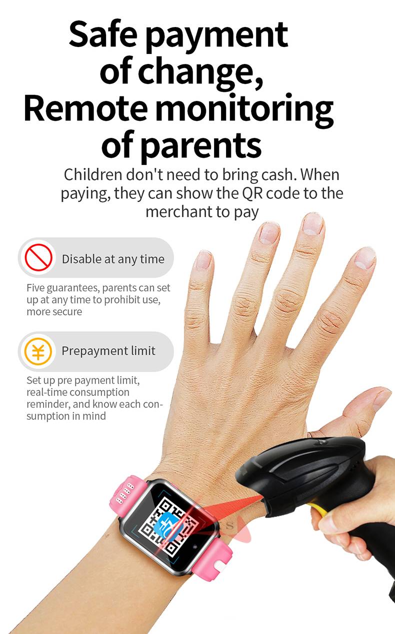 Android 9.0 RAM 1GB ROM 8GB Smart 4G GPS Kid Student Music Camera Wristwatch SOS Monitor Trace Location Google Play Phone Watch