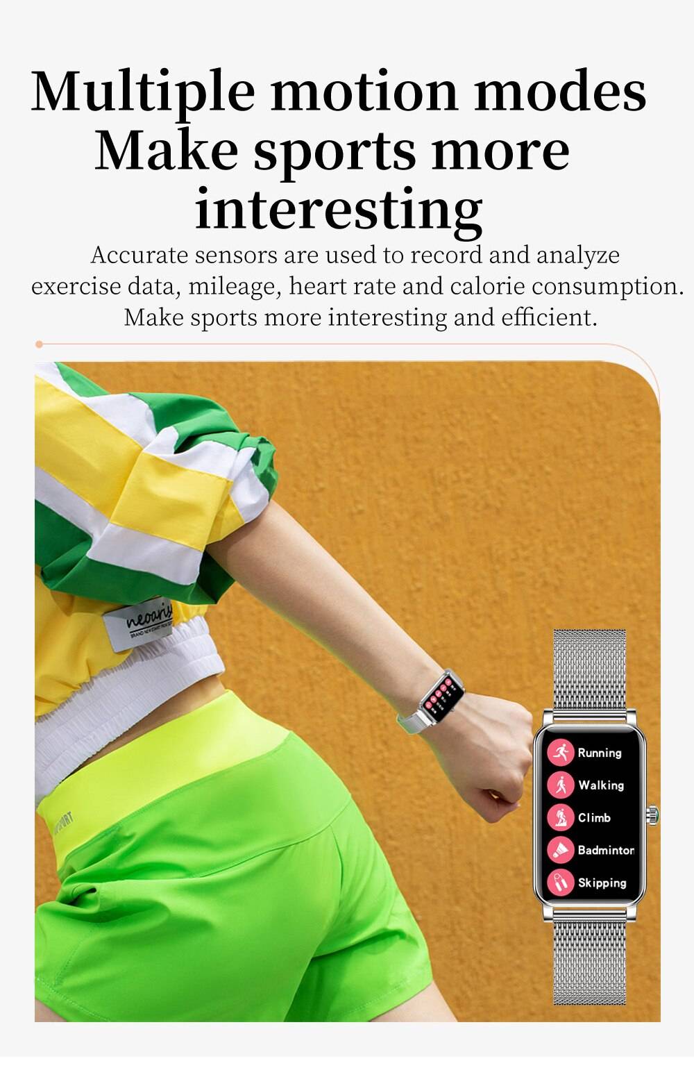 Fashion Women Smart Watch Custom Dial Full Touch Screen IP68 Waterproof Smartwatch for Woman Lovely Bracelet Heart Rate Monitor Fashion Women Smart Watch Custom Dial Full Touch Screen IP68 Waterproof Smartwatch for Woman Lovely Bracelet Heart Rate Monitor