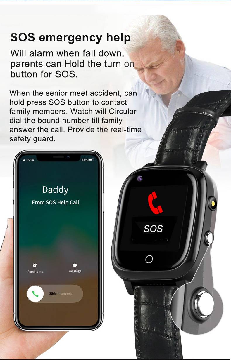 Smart 4G Video Call Watch Elderly Man Heart Rate Blood Pressure Monitor GPS WIFI Trace Locate SOS Thermometer Phone Smartwatch Smart 4G Video Call Watch Elderly Man Heart Rate Blood Pressure Monitor GPS WIFI Trace Locate SOS Thermometer Phone Smartwatch
