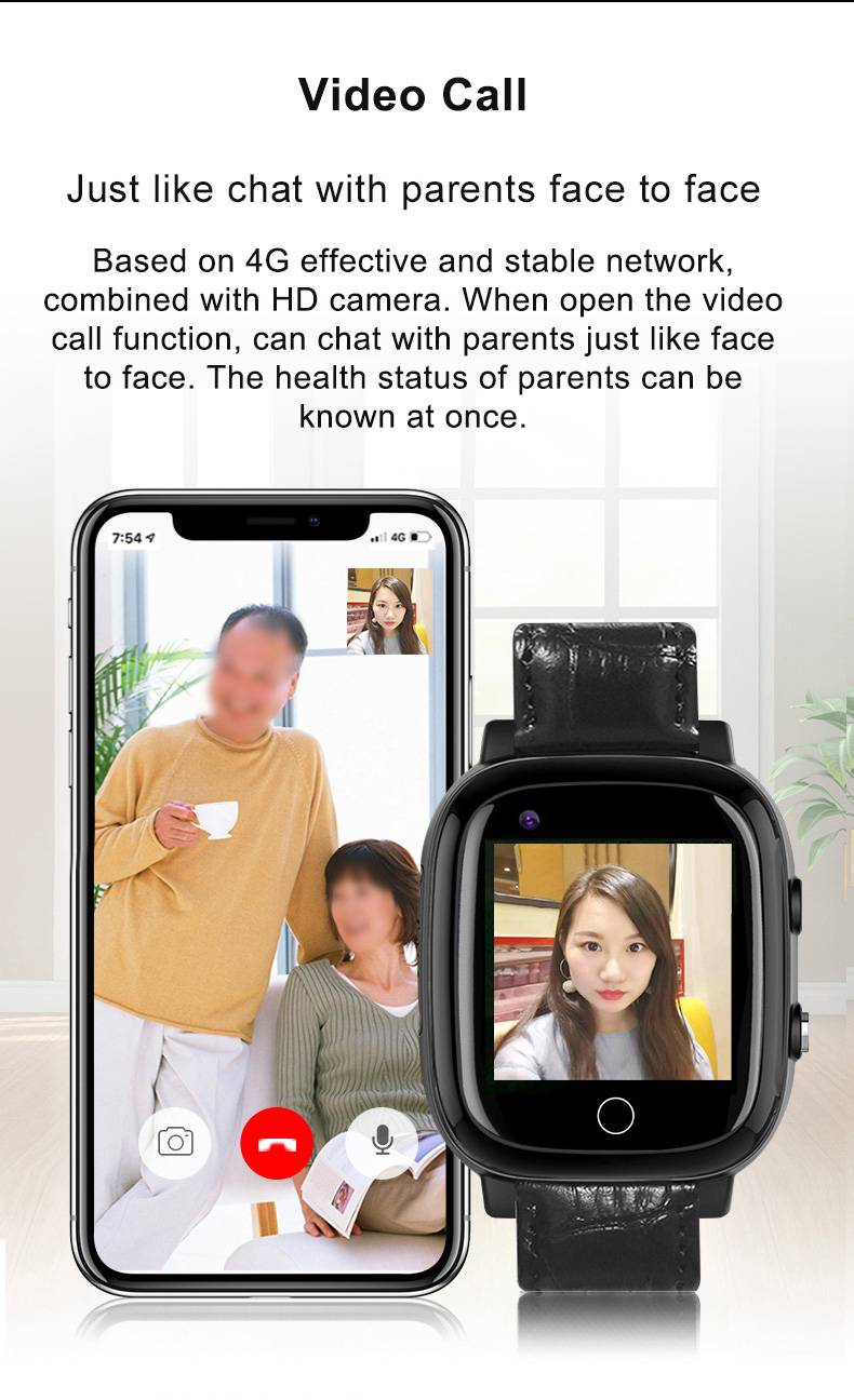 Smart 4G Video Call Watch Elderly Man Heart Rate Blood Pressure Monitor GPS WIFI Trace Locate SOS Thermometer Phone Smartwatch Smart 4G Video Call Watch Elderly Man Heart Rate Blood Pressure Monitor GPS WIFI Trace Locate SOS Thermometer Phone Smartwatch