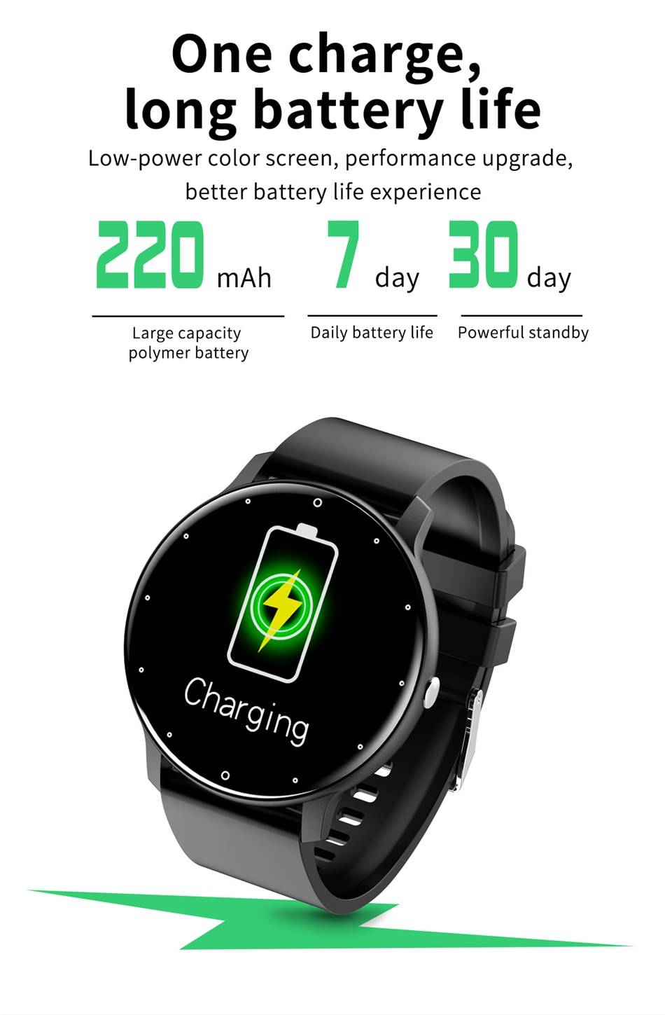 LIGE 2021 New Smart Watch Men Full Touch Screen Sport Fitness Watch IP67 Waterproof Bluetooth For Android ios smartwatch Men+box LIGE 2021 New Smart Watch Men Full Touch Screen Sport Fitness Watch IP67 Waterproof Bluetooth For Android ios smartwatch Men+box