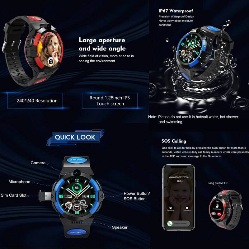 4G Kids Smartwatch with GPS Tracking and Video Call – LT32 4G Kids Smartwatch with GPS Tracking and Video Call - LT32