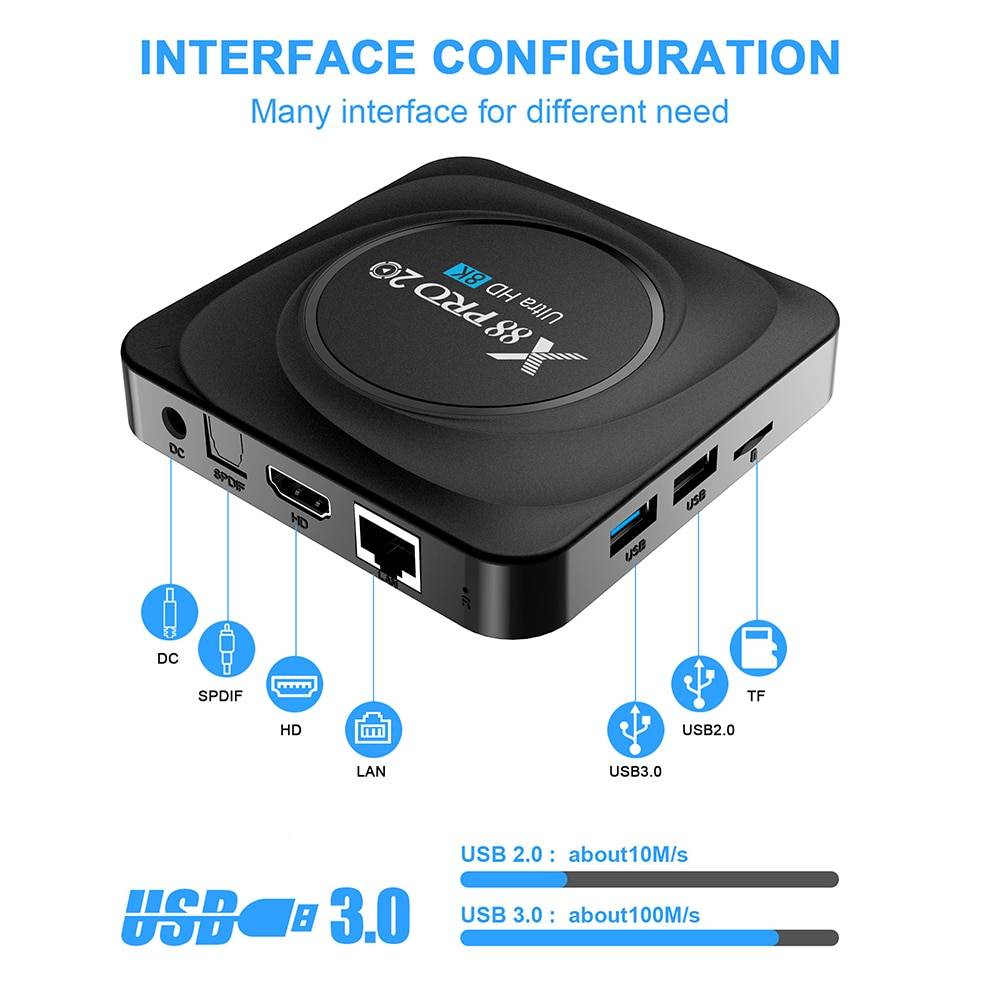 X88 PRO 20 TV Box Android 11 8GB RAM 128GB 4GB 64GB 32GB Rockchip RK3566 Support Google Assistant Youtube X88PRO Media Player X88 PRO 20 TV Box Android 11 8GB RAM 128GB 4GB 64GB 32GB Rockchip RK3566 Support Google Assistant Youtube X88PRO Media Player