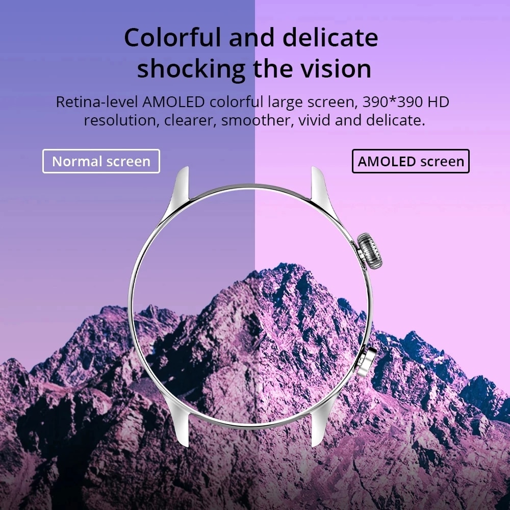 1.36-inch NFC AMOLED Smartwatch with Health Monitors – GSW09 1.36-inch NFC AMOLED Smartwatch with Health Monitors - GSW09