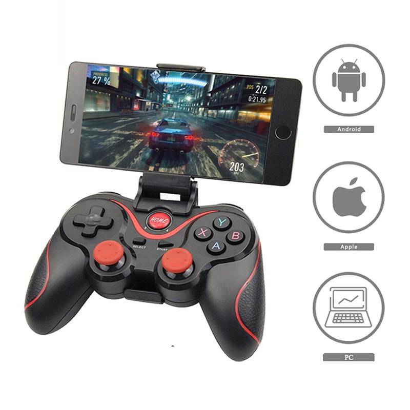 Terios T3 X3 Wireless Joystick Gamepad PC Game Controller Support Bluetooth BT3.0 Joystick For Mobile Phone Tablet TV Box Holder Terios T3 X3 Wireless Joystick Gamepad PC Game Controller Support Bluetooth BT3.0 Joystick For Mobile Phone Tablet TV Box Holder