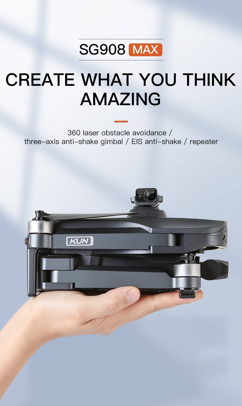 SG908 MAX/SG908 Pro 4K Profesional Camera Drone With WiFi 3KM GPS 3-Axis Gimbal Obstacle Avoidance RC Quadcopter Dron VS 906 MAX SG908 MAX/SG908 Pro 4K Profesional Camera Drone With WiFi 3KM GPS 3-Axis Gimbal Obstacle Avoidance RC Quadcopter Dron VS 906 MAX