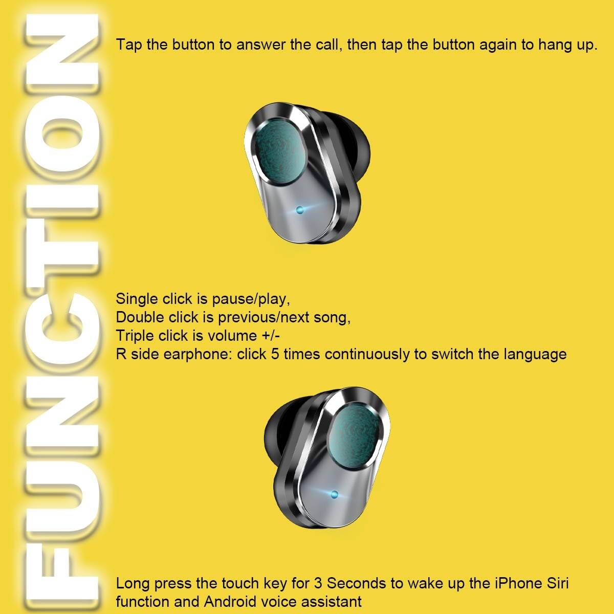 New Smart Watch T92 With Earbuds 3 in 1 Fitness Tracker Call Music Bracelet With Speaker Heart Rate Monitor Sports Smart Watch