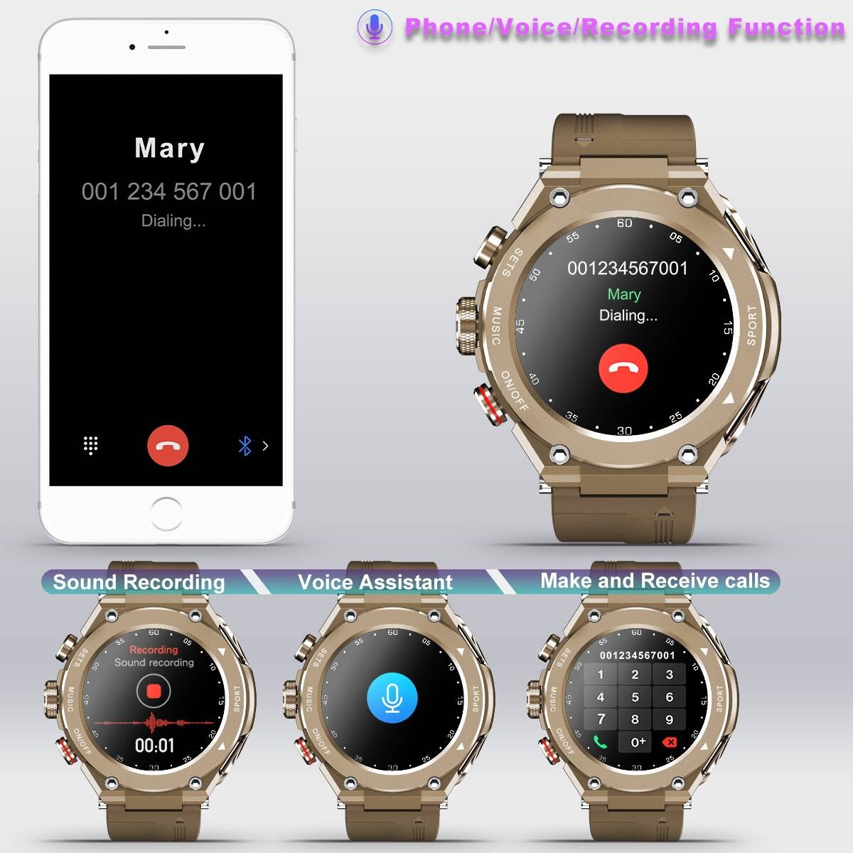 New Smart Watch T92 With Earbuds 3 in 1 Fitness Tracker Call Music Bracelet With Speaker Heart Rate Monitor Sports Smart Watch