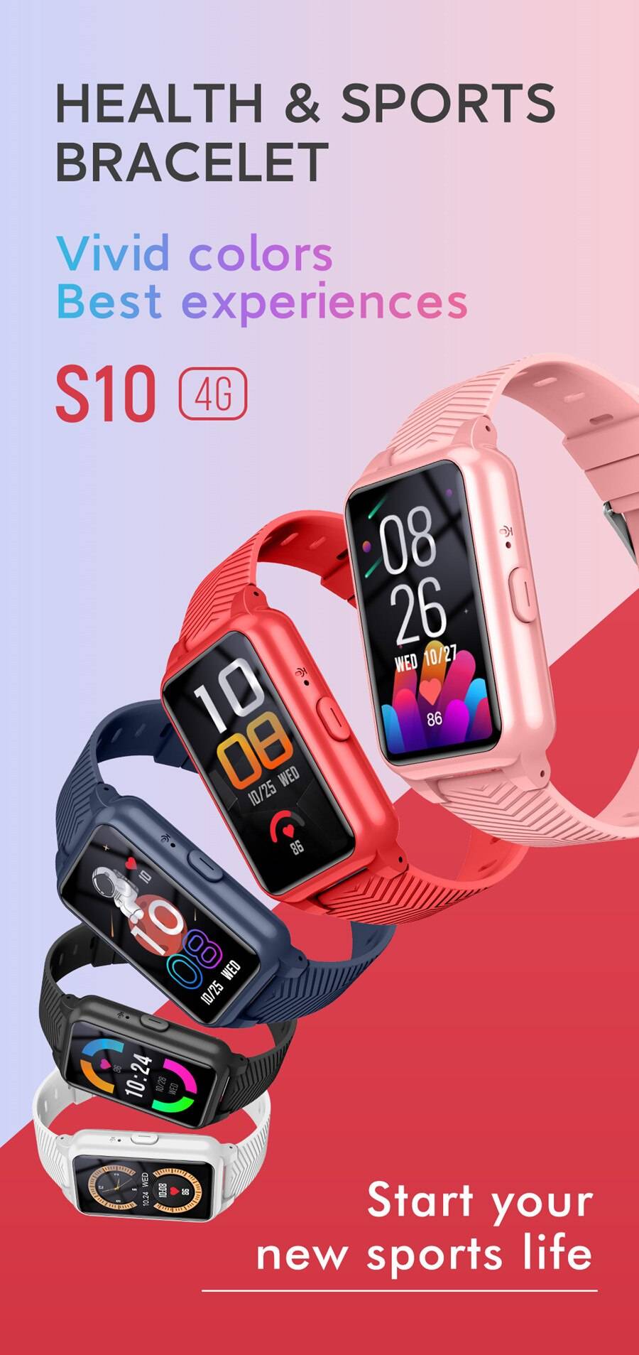 SOS Elderly Smart Watch 4g Children GPS Position Phone Adult Sports Pedometer Bracelet Heart Rate Blood Pressure Monitoring S10 SOS Elderly Smart Watch 4g Children GPS Position Phone Adult Sports Pedometer Bracelet Heart Rate Blood Pressure Monitoring S10