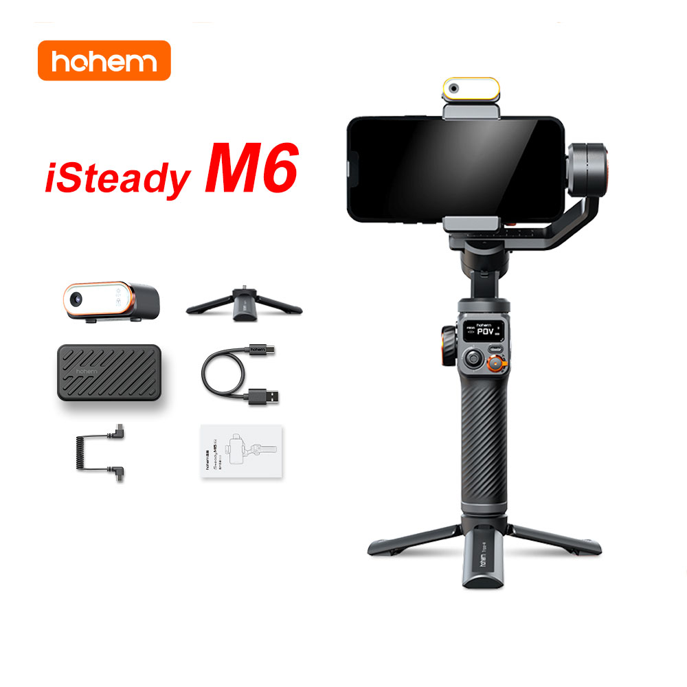 Handheld Gimbal Stabilizer Selfie Tripod for Smartphone – iSteady M6 Handheld Gimbal Stabilizer Selfie Tripod for Smartphone - iSteady M6