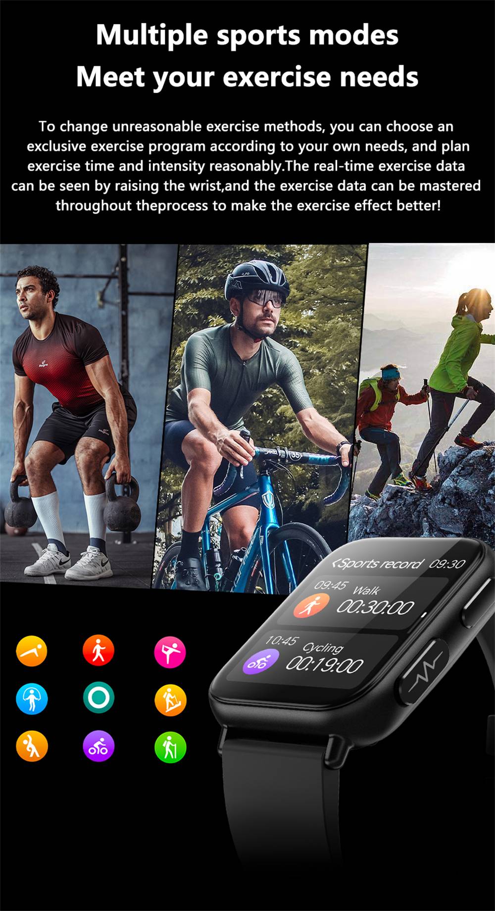 2023 New ECG+PPG Smart Watch Men Health Blood Sugar Heart Rate Blood Pressure Fitness Sports Watches IP68 Waterproof Smartwatch