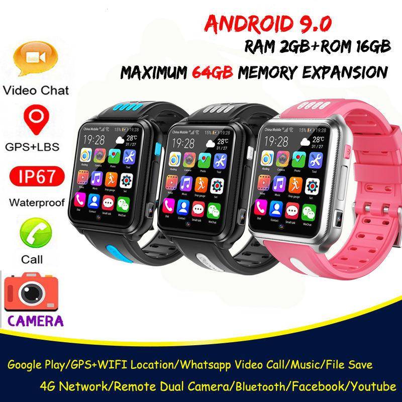 Android 9.0 4G GPS Kid Smartwatch with Expandable Memory