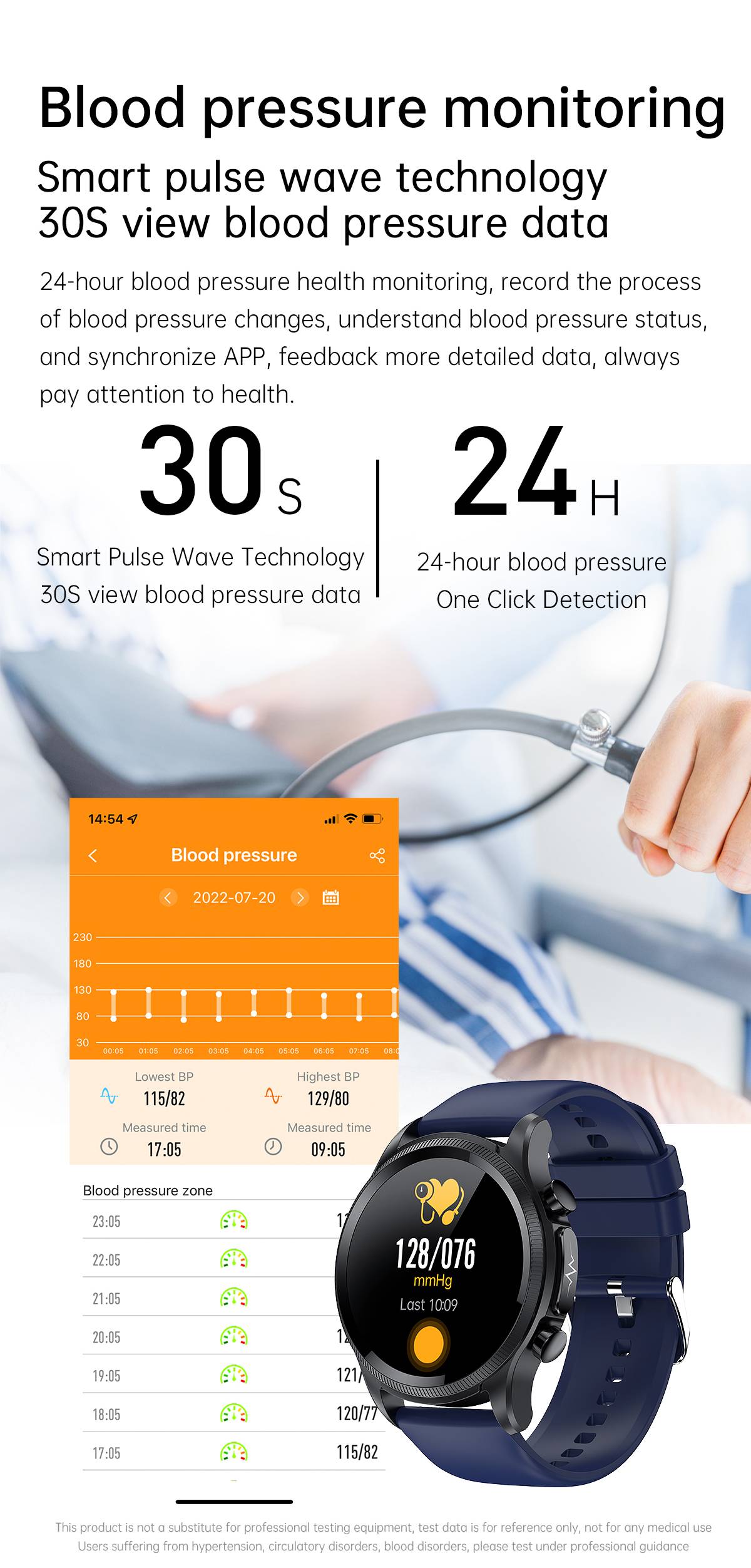 2023 New Blood Glucose High-End Smart Watch Men's ECG Blood Pressure Temperature Monitoring Waterproof Health 360*360 HD Screen 2023 New Blood Glucose High-End Smart Watch Men's ECG Blood Pressure Temperature Monitoring Waterproof Health 360*360 HD Screen