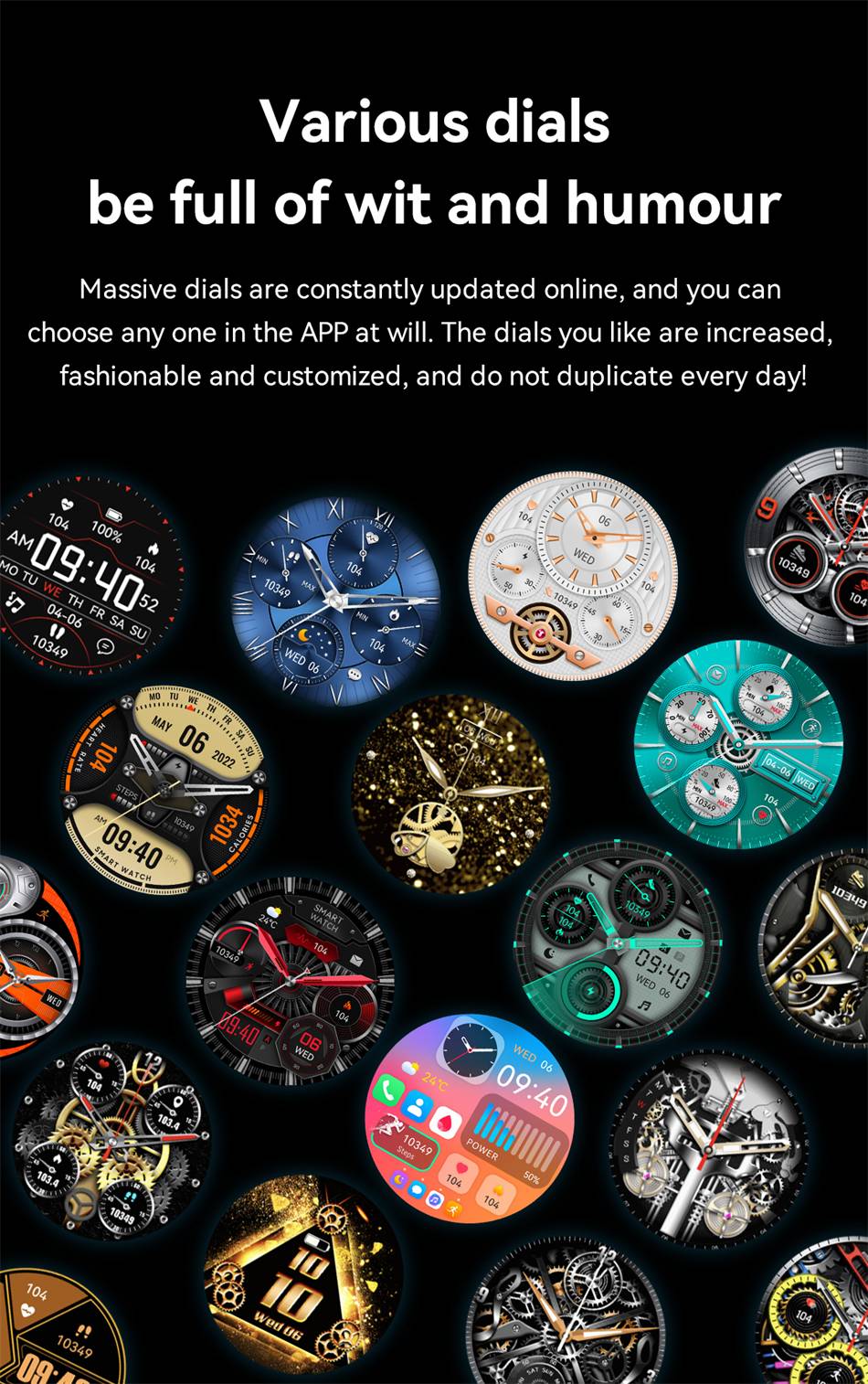 SACOSDING Smartwatch Women 466*466 AMOLED 1.43" HD Screen Always Display Time Bluetooth Call IP68 Waterproof Sports Smart Watch