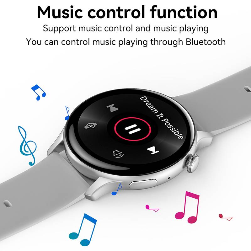 SACOSDING Smartwatch Women 466*466 AMOLED 1.43" HD Screen Always Display Time Bluetooth Call IP68 Waterproof Sports Smart Watch