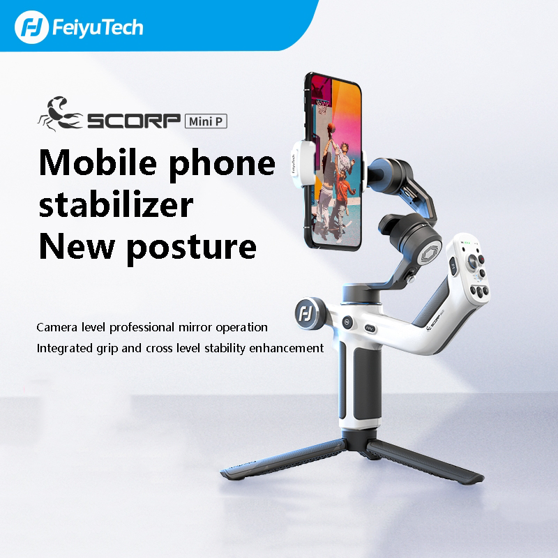FeiyuTech SCORP miniP MINI P 3-Axis Handheld Gimbal Stabilizer Handle Grip for Android phone iPhone xiaomi with Pole Tripod FeiyuTech SCORP miniP MINI P 3-Axis Handheld Gimbal Stabilizer Handle Grip for Android phone iPhone xiaomi with Pole Tripod