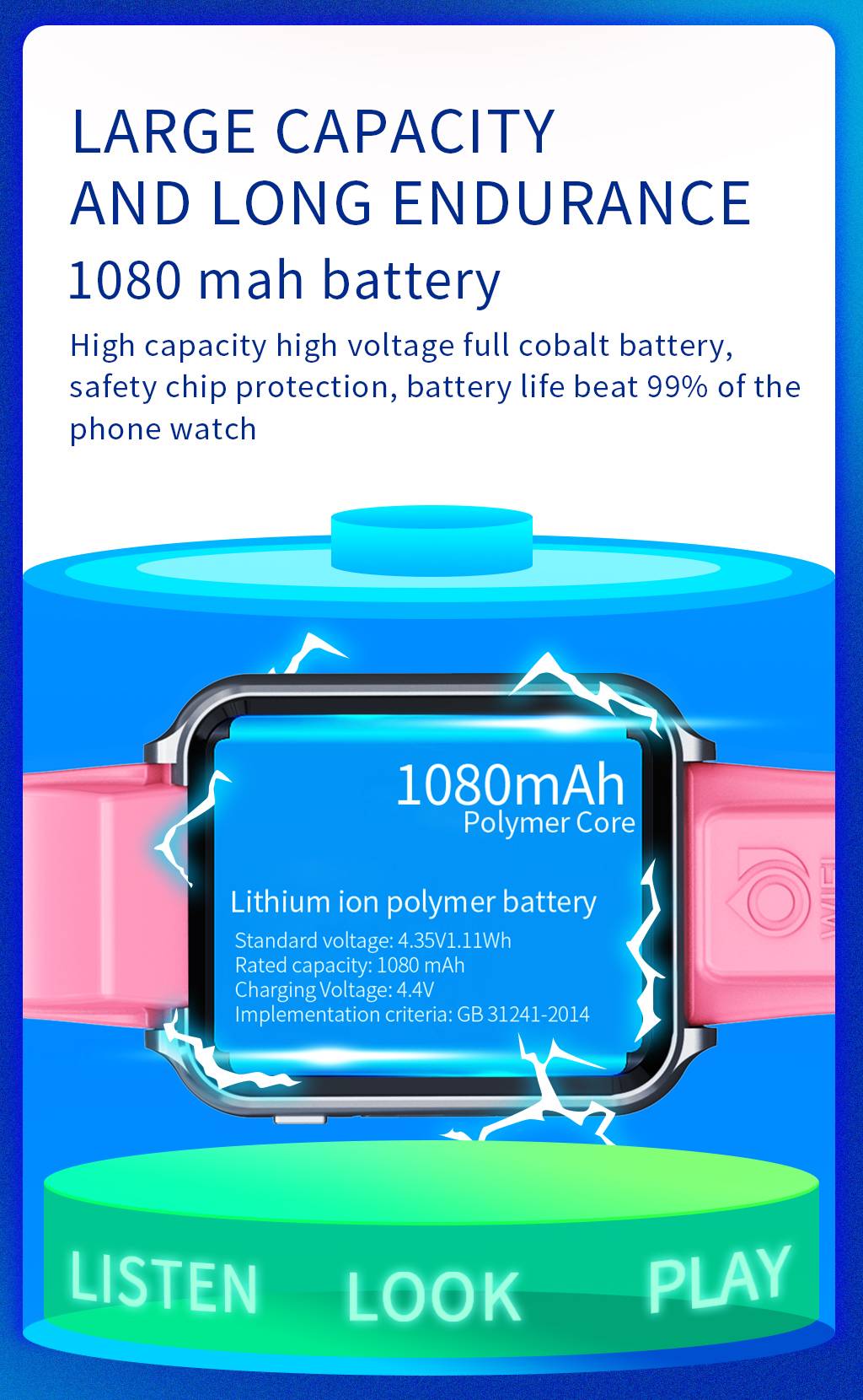 RAM 2GB ROM 16GB Google Play 4G SIM Card Smart GPS Trace Location Men Child Student Smartwatch Camera Voice Video SOS Call Watch RAM 2GB ROM 16GB Google Play 4G SIM Card Smart GPS Trace Location Men Child Student Smartwatch Camera Voice Video SOS Call Watch