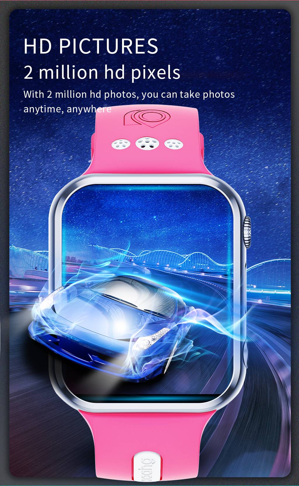 RAM 2GB ROM 16GB Google Play 4G SIM Card Smart GPS Trace Location Men Child Student Smartwatch Camera Voice Video SOS Call Watch RAM 2GB ROM 16GB Google Play 4G SIM Card Smart GPS Trace Location Men Child Student Smartwatch Camera Voice Video SOS Call Watch