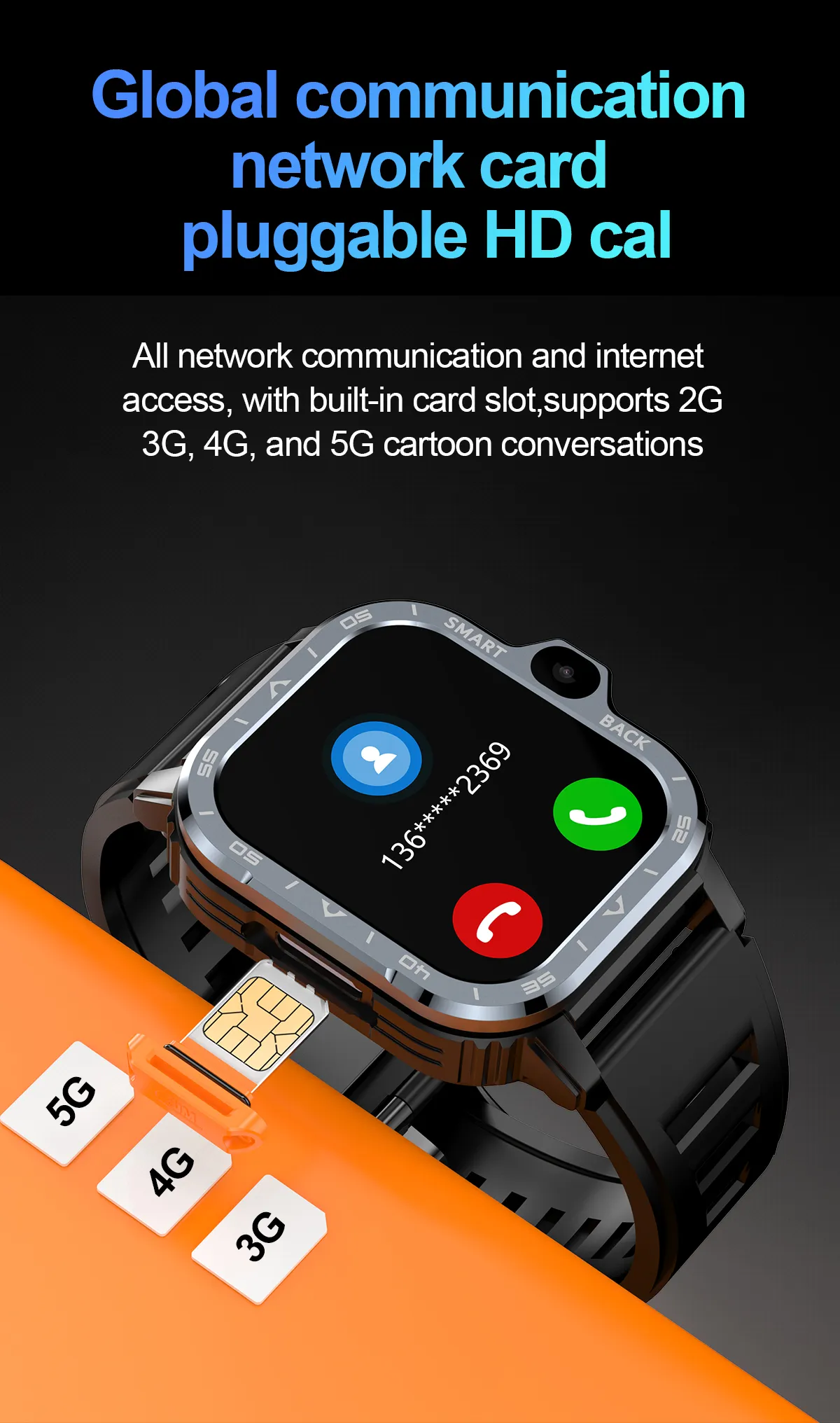2023 Smartwatch With HD Camera Man Woman 2G 4G Sim Card 64GB 16GB RAM NFC GPS WiFi Waterproof Telephone Smart Watch Pk DW88 DW89 2023 Smartwatch With HD Camera Man Woman 2G 4G Sim Card 64GB 16GB RAM NFC GPS WiFi Waterproof Telephone Smart Watch Pk DW88 DW89