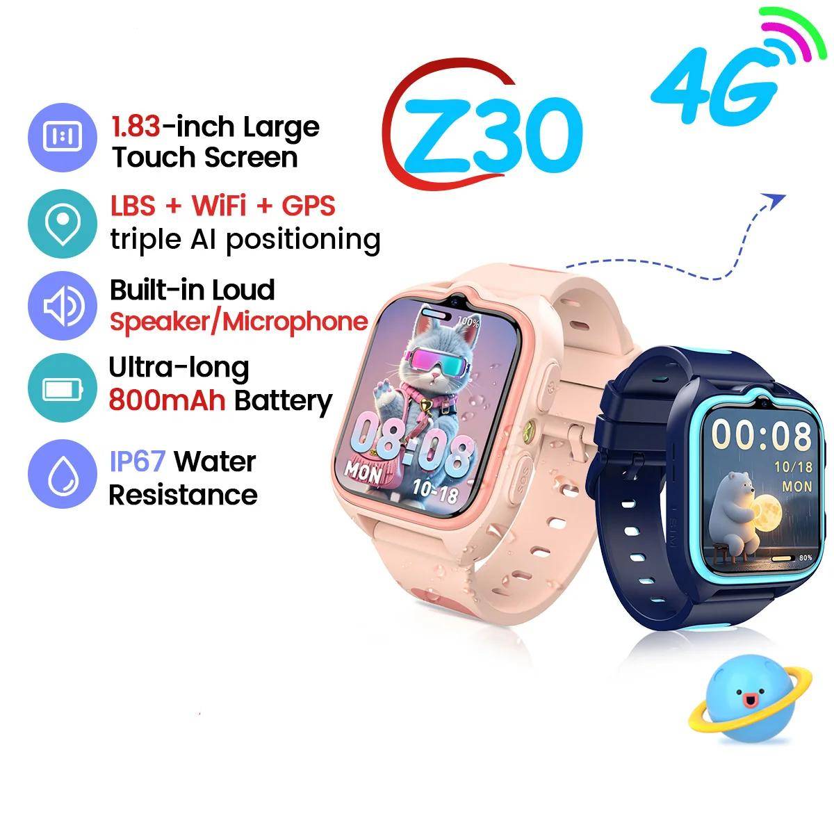Waterproof GPS 4G Kid Smartwatch – Z30 Waterproof GPS 4G Kid Smartwatch - Z30