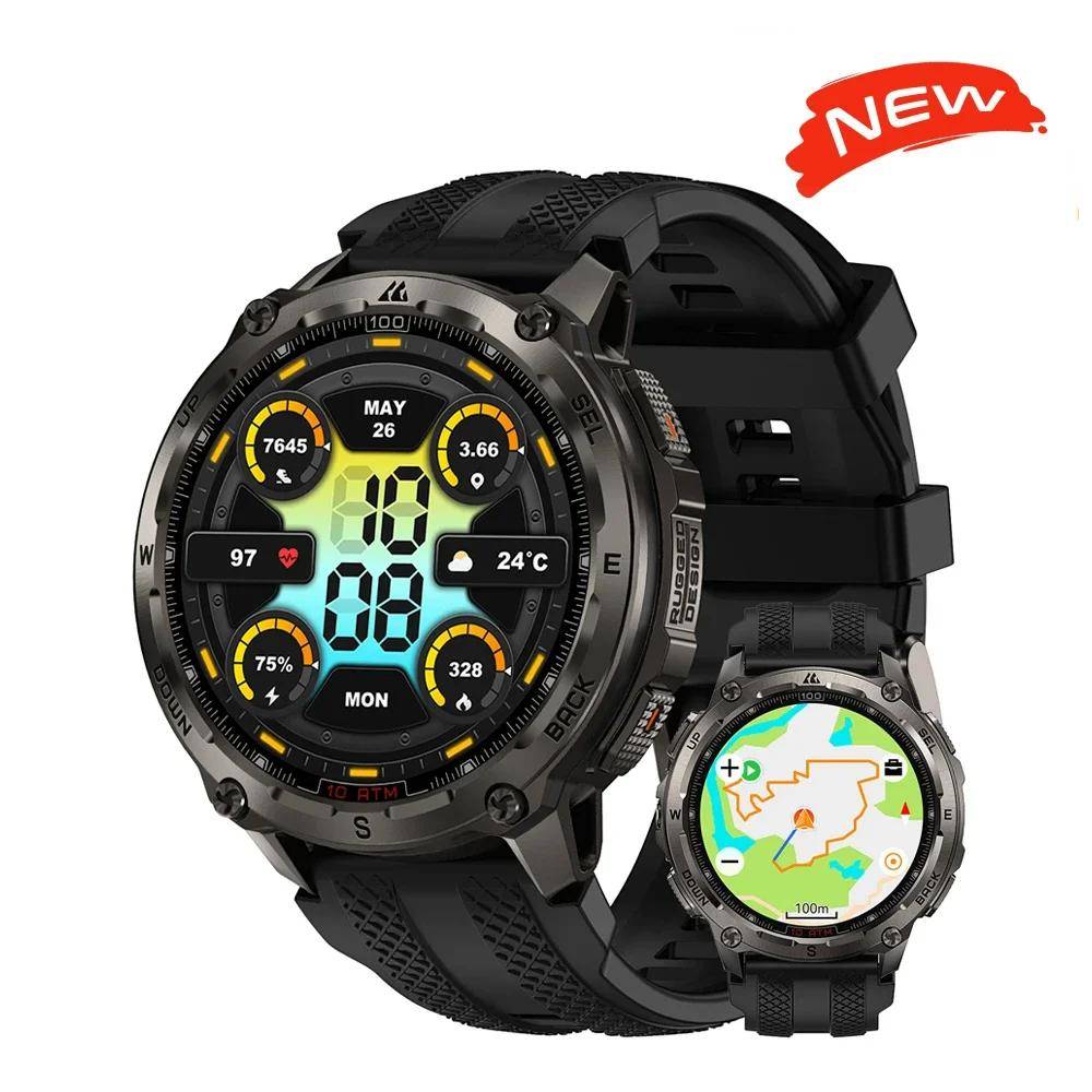 GPS Offline Maps 100M Waterproof Smartwatch – Tank T4 GPS Offline Maps 100M Waterproof Smartwatch - Tank T4